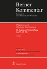 Buchcover Berner Kommentar: Die Wirkung der Obligationen: Die Folgen der Nichterfüllung, Art. 97-109 OR
