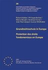 Buchcover Grundrechtsschutz in Europa /Protection des droits fondamentaux en Europe