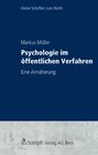 Buchcover Psychologie im öffentlichen Verfahren