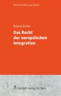 Buchcover Das Recht der europäischen Integration