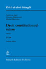 Buchcover Droit constitutionnel suisse