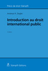 Buchcover Introduction au droit international public