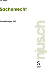 Buchcover Sachenrecht
