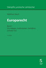 Buchcover Europarecht
