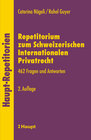 Buchcover Repetitorium zum Schweizerischen Internationalen Privatrecht
