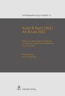 Buchcover Kunst & Recht 2022 / Art & Law 2022