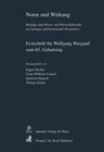 Buchcover Norm und Wirkung