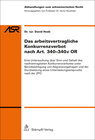 Buchcover Das arbeitsvertragliche Konkurrenzverbot nach Art. 340-340c OR