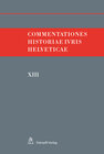 Buchcover Commentationes Historiae Iuris Helveticae - XIII