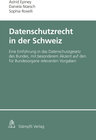 Buchcover Datenschutzrecht in der Schweiz