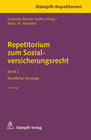 Buchcover Repetitorium zum Sozialversicherungsrecht Band 2