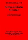Buchcover Schweizerische Gesetze. Loseblattausgabe / Schweizerische Gesetze