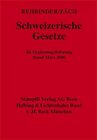 Buchcover Schweizerische Gesetze. Loseblattausgabe / Schweizerische Gesetze