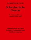 Buchcover Schweizerische Gesetze, EL 47, Stand März 2011