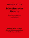 Buchcover Schweizerische Gesetze