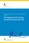 Buchcover Développements récents en droit commercial VIII