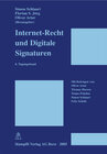 Buchcover Internet-Recht und Digitale Signaturen