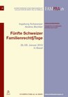 Buchcover Fünfte Schweizer Familienrecht§Tage