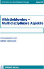 Buchcover Whistleblowing - Multidisziplinäre Aspekte