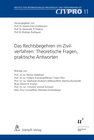 Buchcover Das Rechtsbegehren im Zivilverfahren: Theoretische Fragen, praktische Antworten