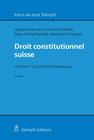 Buchcover Droit constitutionnel suisse