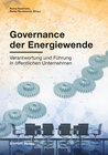 Buchcover Governance der Energiewende