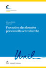 Buchcover Protection des données personnelles et recherche120