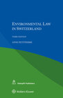 Buchcover Environmental Law in Switzerland