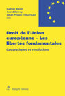 Buchcover Droit de l'Union européenne - Les libertés fondamentales