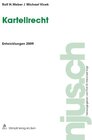 Buchcover Kartellrecht, Entwicklungen 2009