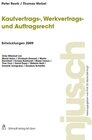 Buchcover Kaufvertrags-, Werkvertrags- und Auftragsrecht, Entwicklungen 2009