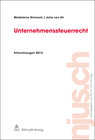 Buchcover Unternehmenssteuerrecht, Entwicklungen 2013