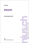 Buchcover Erbrecht