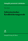 Buchcover Schweizerisches Kreditsicherungsrecht