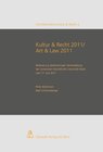 Buchcover Kunst & Recht 2011 / Art & Law 2011