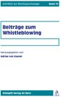 Buchcover Whistleblowing - Multidisziplinäre Aspekte