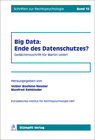 Buchcover Big Data: Ende des Datenschutzes?