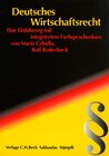 Buchcover Deutsches Wirtschaftsrecht
