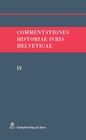 Buchcover Commentationes Historiae Ivris Helveticae