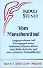Buchcover Vom Menschenrätsel