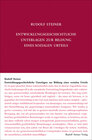 Buchcover Entwicklungsgeschichtliche Unterlagen zur Bildung eines sozialen Urteils