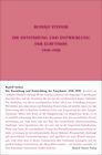 Buchcover Die Entstehung und Entwicklung der Eurythmie 1918-1920