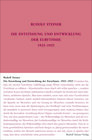 Buchcover Die Entstehung und Entwicklung der Eurythmie 1922-1924