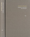 Buchcover Schriften zur Geschichte der Philosophie.Welt- und Lebensanschauungen im neunzehnten Jahrhundert / Die Rätsel der Philos