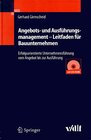 Buchcover Angebots- und Ausführungsmanagement