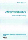Buchcover Unternehmensberatung (Management Consulting)