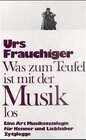 Buchcover Was zum Teufel ist mit der Musik los