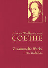 Buchcover Johann Wolfgang von Goethe, Gesammelte Werke
