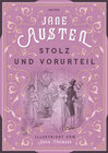 Buchcover Jane Austen, Stolz und Vorurteil. Illustrierte Schmuckausgabe mit Goldprägung