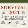Buchcover Survival Kalender 2021